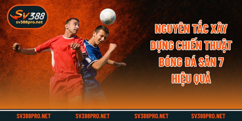 Nguyên tắc xây dựng chiến thuật bóng đá sân 7 hiệu quả
